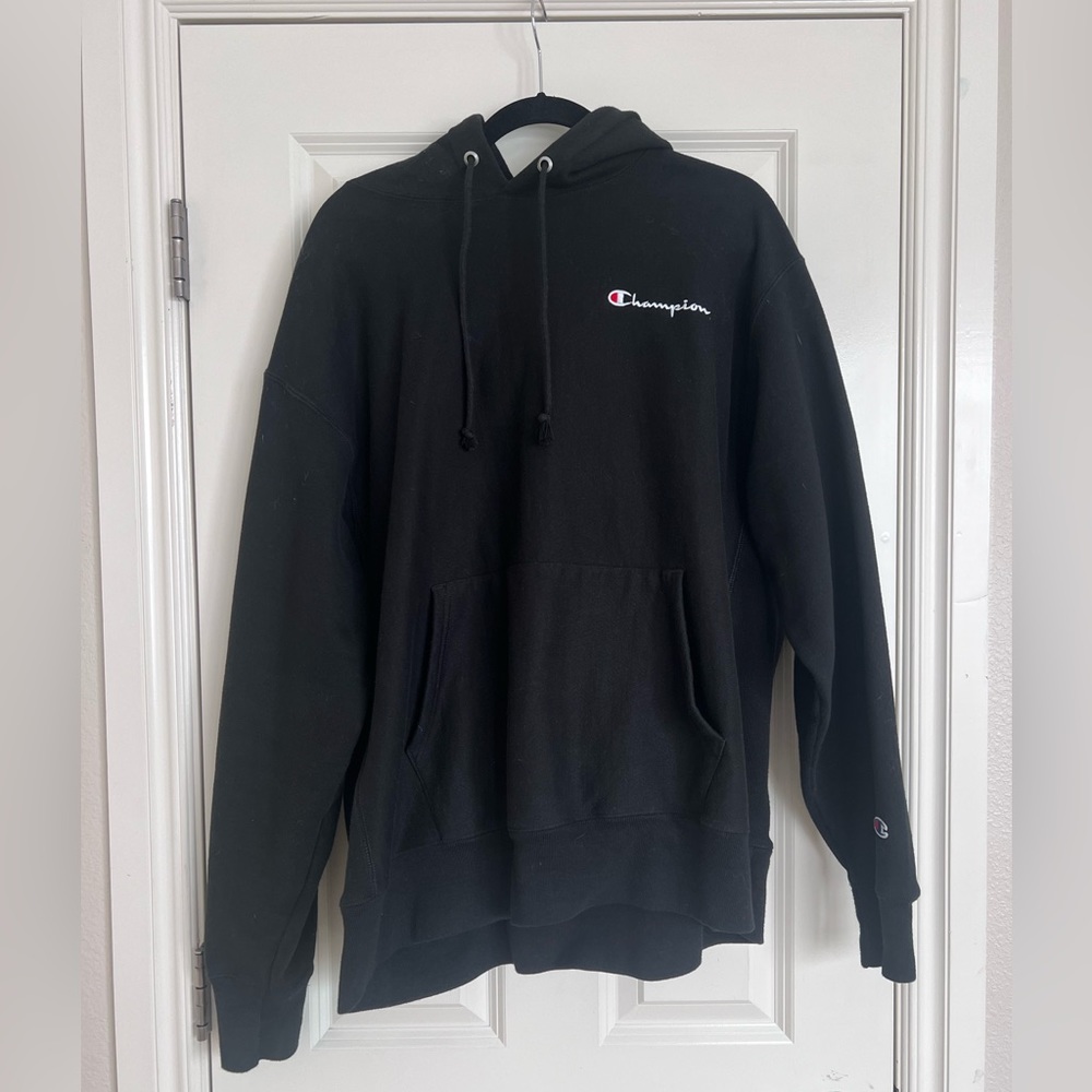 Champion black XL reverse weave hoodie - Unisex